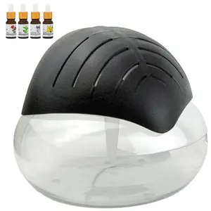 Twister Black Air Purifier with Water Filter System & Air Washer - Essential Oil Aroma Diffuser + LED Night Light for Bedroom/Home/Office - Removes Smoke, Pet Odors, Sweat & Stink - Perfect Thanksgiving/Christmas/New Year Gift Idea