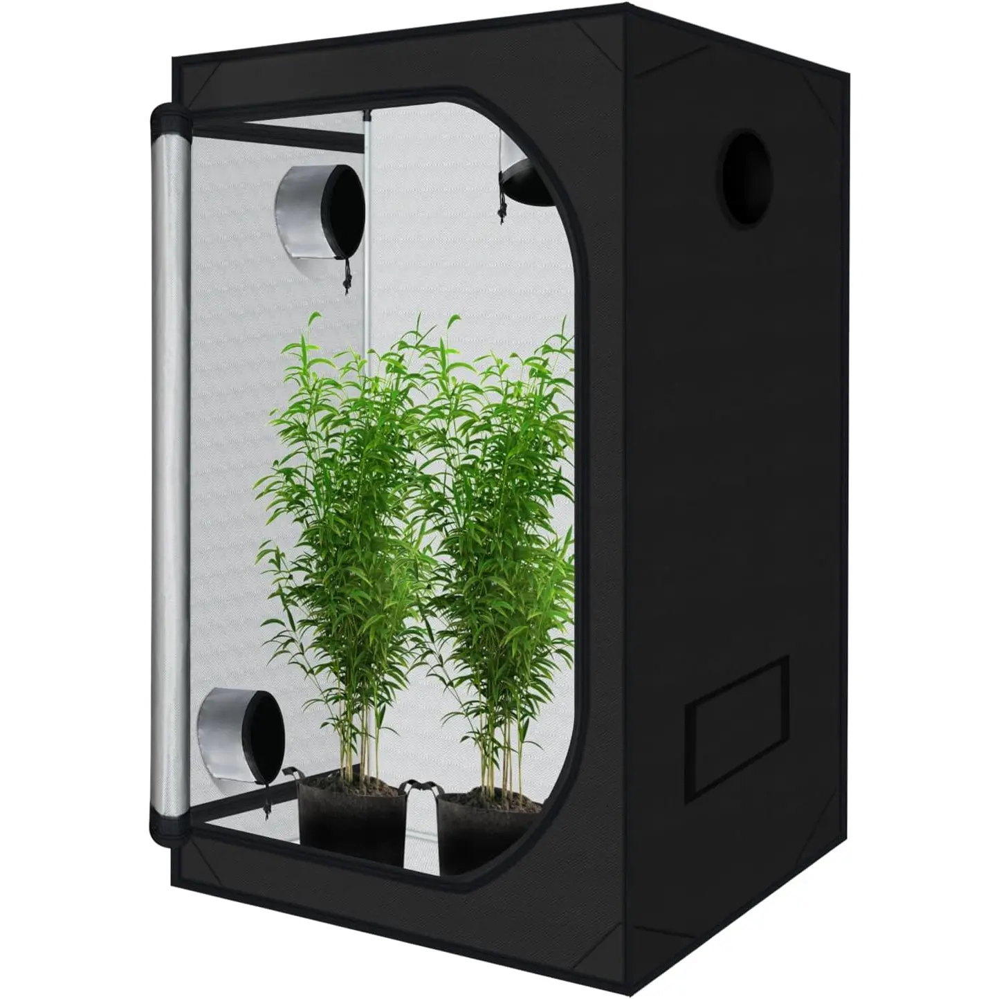 Grow Tent, 48"x48"x78" Growing Tents for Indoor  600D Mylar Hydroponic Grow Tent High Reflective Growing Tent Room for Indoor  Fruit Flower Veg