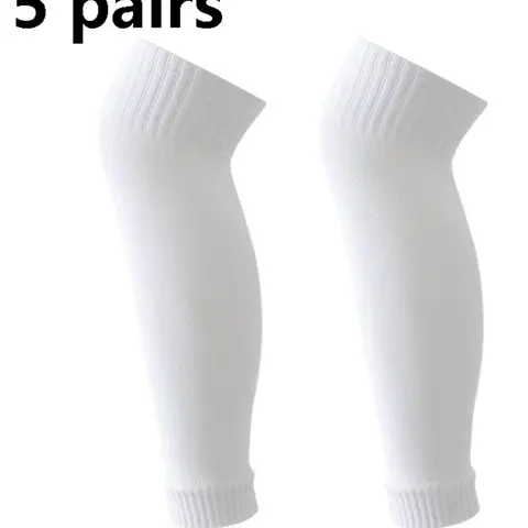 5 Pairs Sports Pressure Football Socks, Plug-In Style Compression Socks, Professional Leg Sleeves, Fixed Socks for Performance, Soccer Socks, Compression Athletic Socks, High Compression Socks