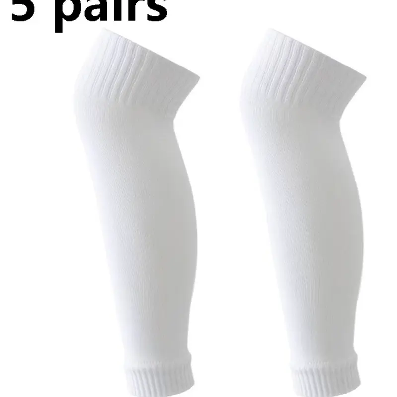 5 Pairs Sports Pressure Football Socks, Plug-In Style Compression Socks, Professional Leg Sleeves, Fixed Socks for Performance, Soccer Socks, Compression Athletic Socks, High Compression Socks