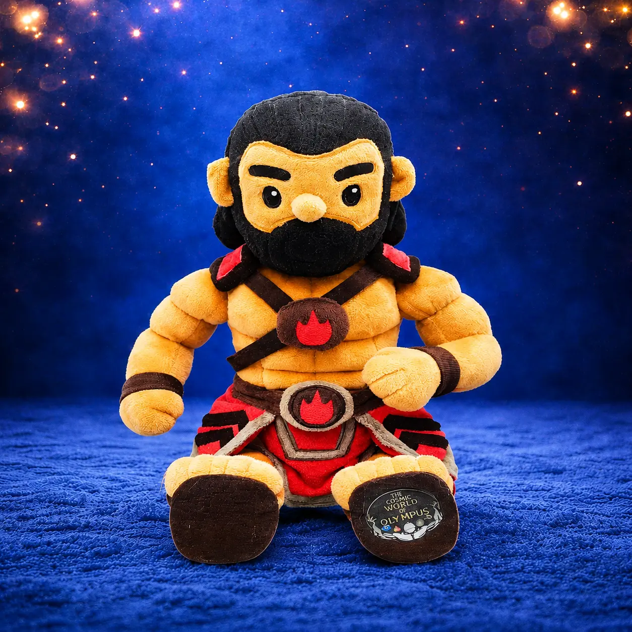 Cosmic Heroes Hades Plush Doll – 15" Fire Hero