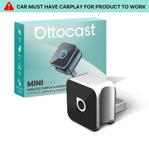 OTTOCAST Mini Cube  2in1 Wireless CarPlay/Android Auto Adapter