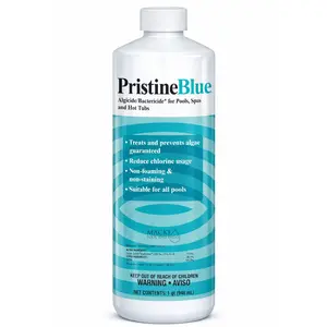 Pristine Blue Pool Chemical 32 oz – Non-Chlorine Pool & Spa Algaecide