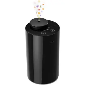 Waterless Diffuser for Essential Oil, Car Diffsuer, Battery Operated Nebulizer, 0.7 Fl Oz/ 20mL, Mini Scent Air Machine, 3 Timers & 3 Mist Levels for Home, Room, Car, Office