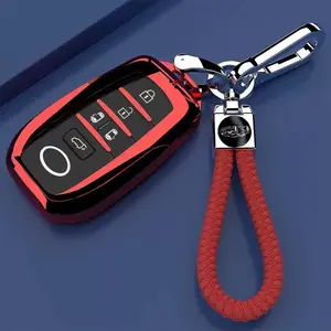 TPU Key Fob Cover Case for Toyota Sienna XSE Platium AWD 2021 2022 2023 2024 2025 6 Buttons Remote Keyless