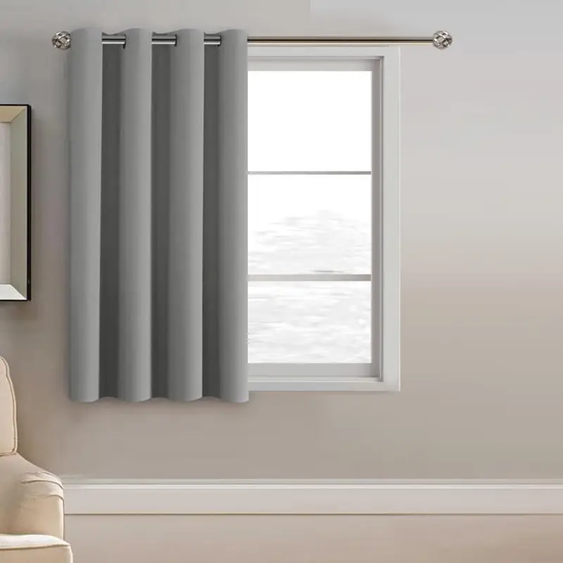 H.VERSAILTEX Blackout Curtain 1 Panel for Living Room Small Window Kitchen Blackout Curtains Energy Saving Solid Grommet Blackout Drape
