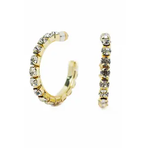 Ava Earrings Large - Liquid Metallic Moonlight