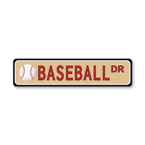Baseball Street Sign