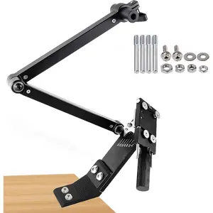 New Large Size Mower Blade Sharpener 15°-45° Frame with Ball Bearing 25mm Enlarged Handle Lawn Mower Blade Sharpener for Straight and Standard Lawnmower Blades- Black