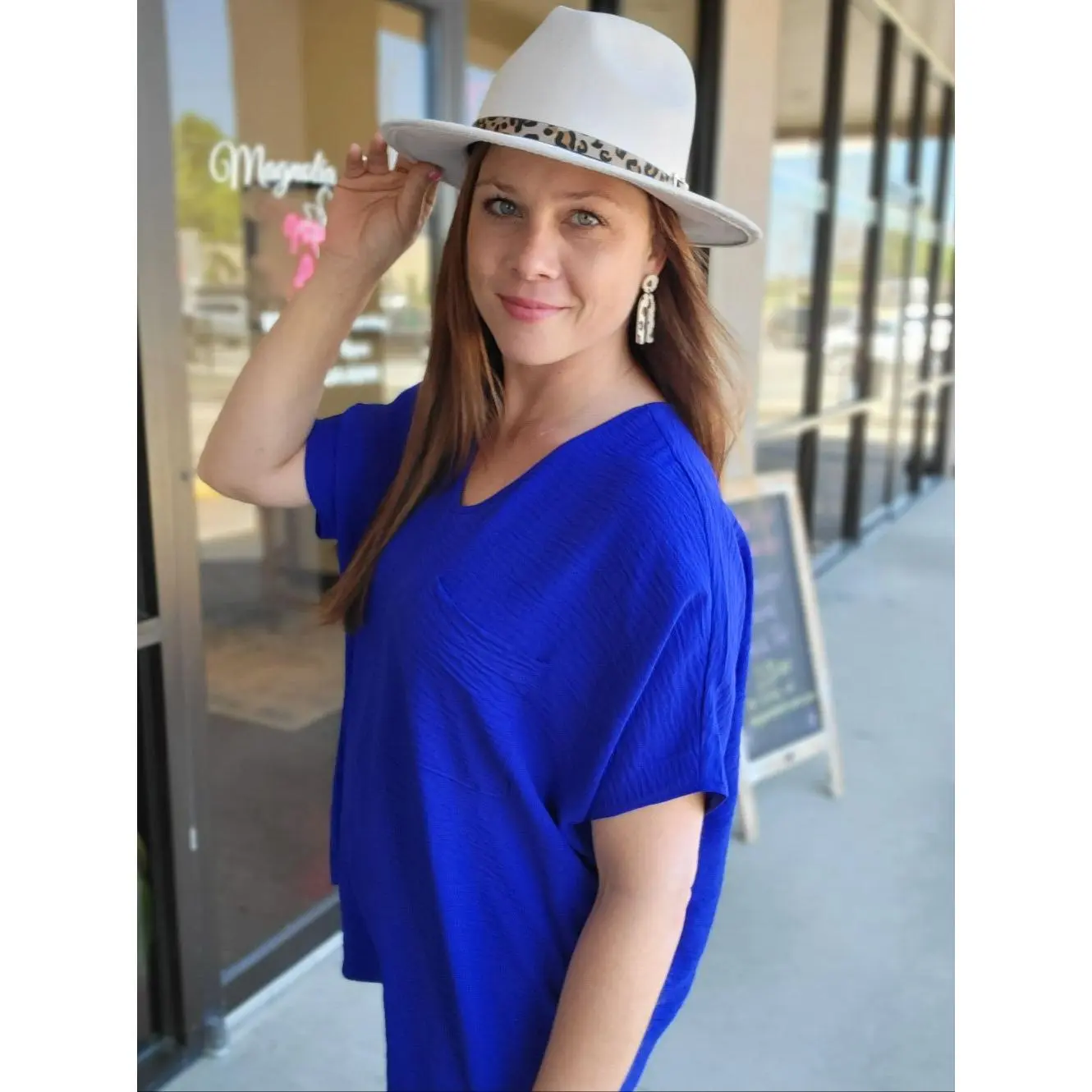 V-neck Dolman Airflow Top