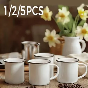 Enamel Mug, Unique Gift for Special Occasions, Easy to Clean, Perfect for Family, Friends, Office, Students, Ideal Present