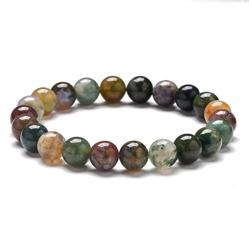 Indian Agate Bracelet - Stress Relief, Balance, Calmness
