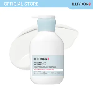 Illiyoon Ceramide Ato Lotion | Moisturizing Lotion for Dry & Sensitive Skin, Super Hydrating, For Face & Body, Gentle for Infants, Sliky and Smooth texture, Vegan Certified, 11.83 fl. oz