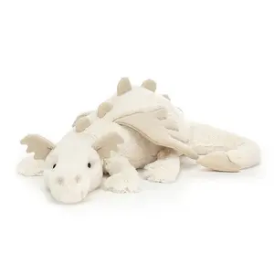 Jellycat Snow Dragon Plush Stuffed Animal Soft Fantasy Dragon Toy