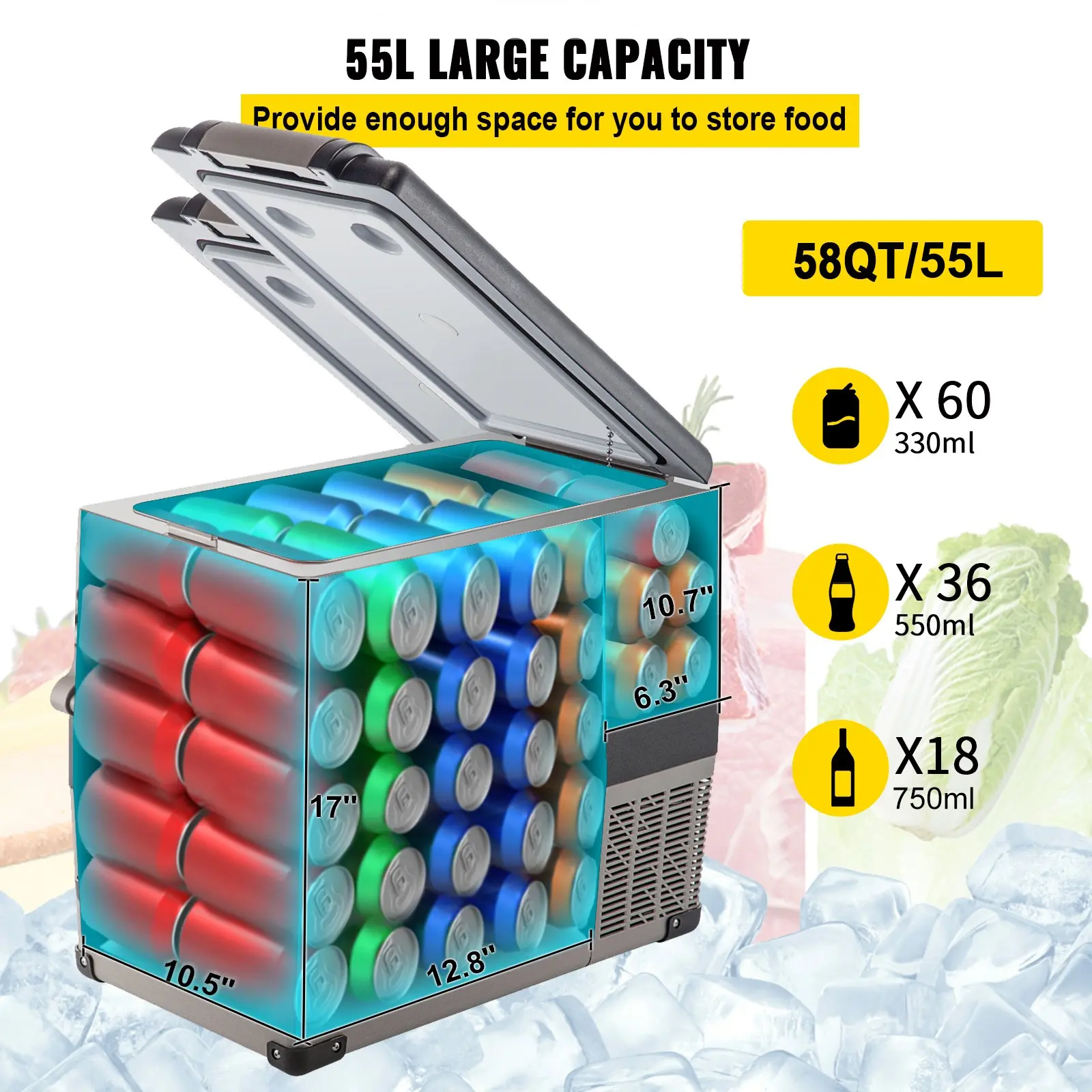 55 L