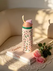 Owala 32oz insulated stainless steel water bottle with straw, BPA-free sports bottle, one-button pop-up lid + dual-mode coffee cup with straw/direct drinking tiktokshopspringglowup leak proof travel cup reusable thermos outdoorfun