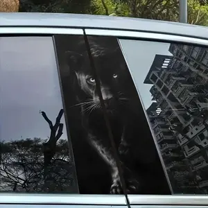 Black Panther Pattern Car Sticker, Waterproof & Anti-scratch Car Decal, Exterior Decoration Accessories for Car, Truck, SUV, Car Accessories, Sticker For Cars