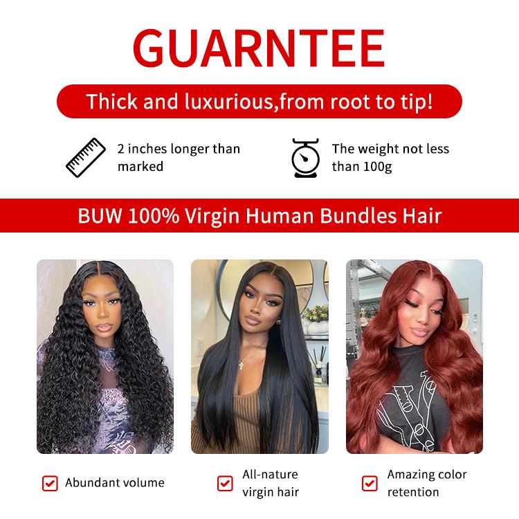 BUW 9A No Thinning Bundle 100% Virgin Human hair 10’’-28” SEW IN ...