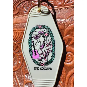 The Cowgirl Tarot Keychain