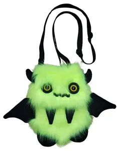 Atomic Laundry Apparel Creepy the Yellow Floof Monster Friend BACKPACK/Messenger Bag