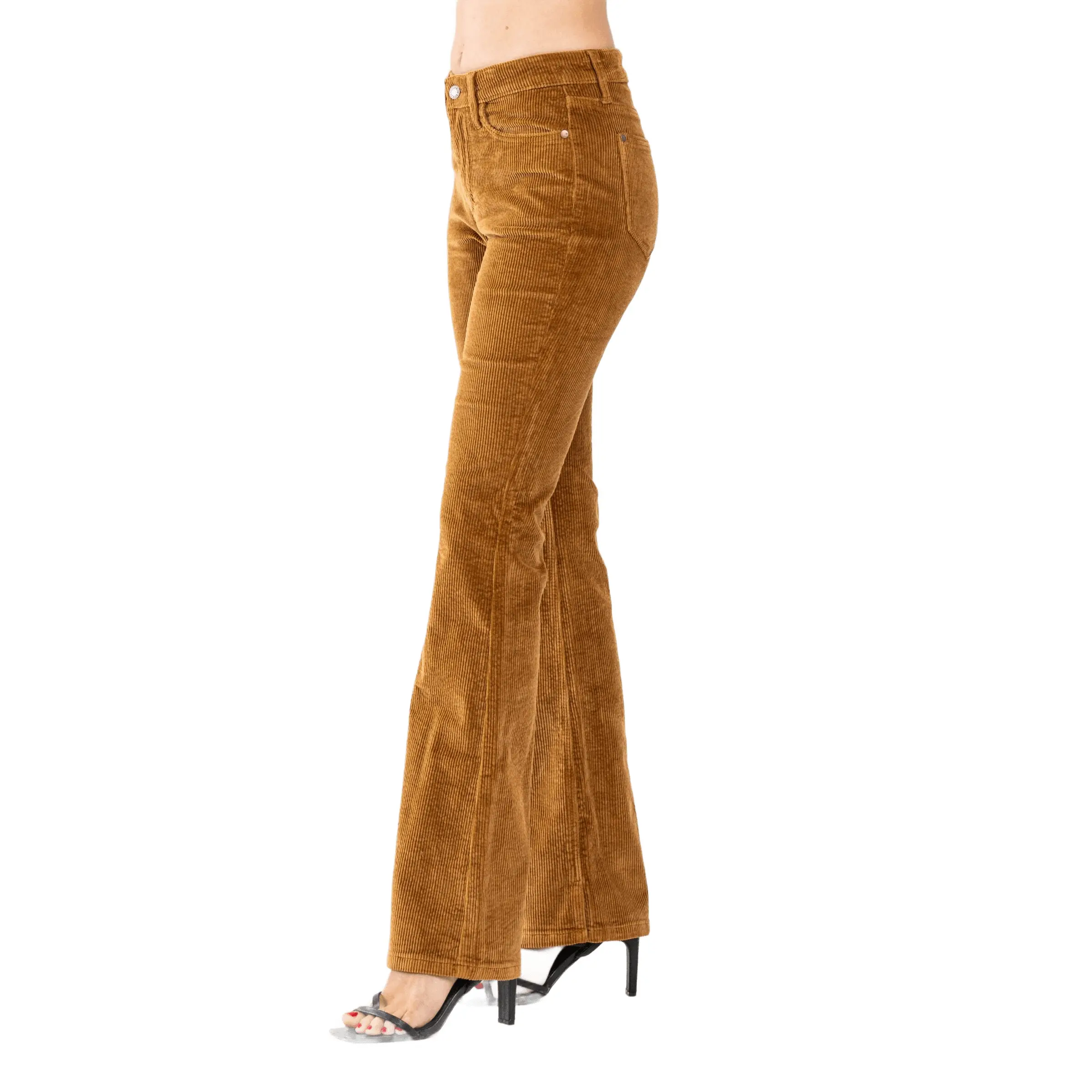 Mid Rise Overdyed Corduroy Bootcut