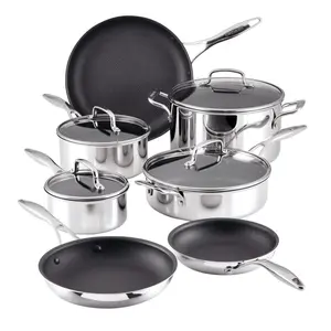 11-Piece ScratchDefense™ C1 Nonstick Cookware Set