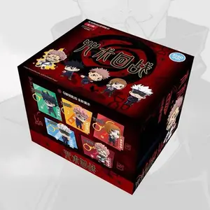 1Pcs Random Style New Anime Jujutsu Kaisen Yuji Itadori Gojo Satoru kawaii Q version Figure Model keychain Pendant Toys Gifts