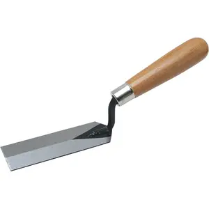 Masonry Margin Trowel, 5 Inches by 2 Inches, Carbon Steel Blade, Wood Handle, 97