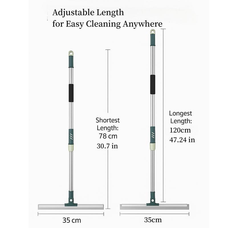 Magic Mop |3-Piece Kit All Surface Sweeper andSqueegee for Wet and Dry Cleaning Dust, Dirt,Liquids, Pet Hair, Tile, Hardwood Floors