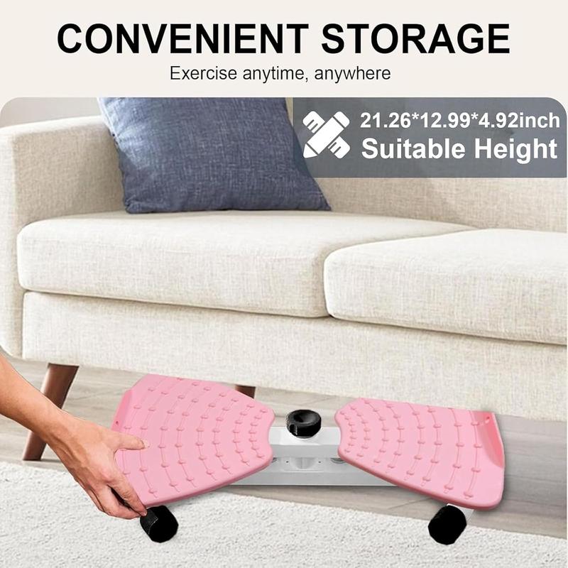 Home Gym Ab Waist Twister 300lbs Weight Capacity Silent Anti Slip Twist Board Core Training Waist Platform Indoor Fitness Essential Exercise Tool