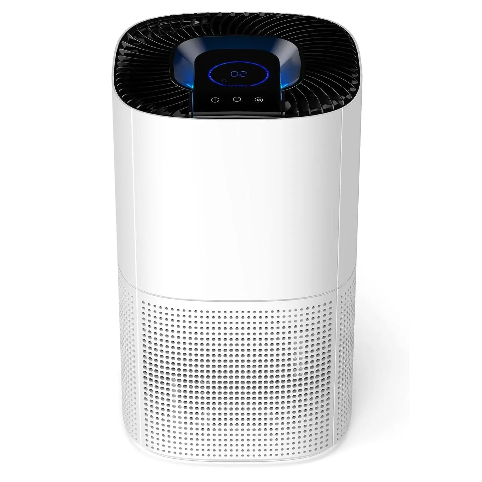 Air Purifier for Bedroom, H13 True HEPA Filter, CADR 140 m³/h, Quiet Sleep Mode, TVOC Sensor & Touchscreen, 3 Fan Speeds, Timer, Compact Air Cleaner for Home, Office summerwins