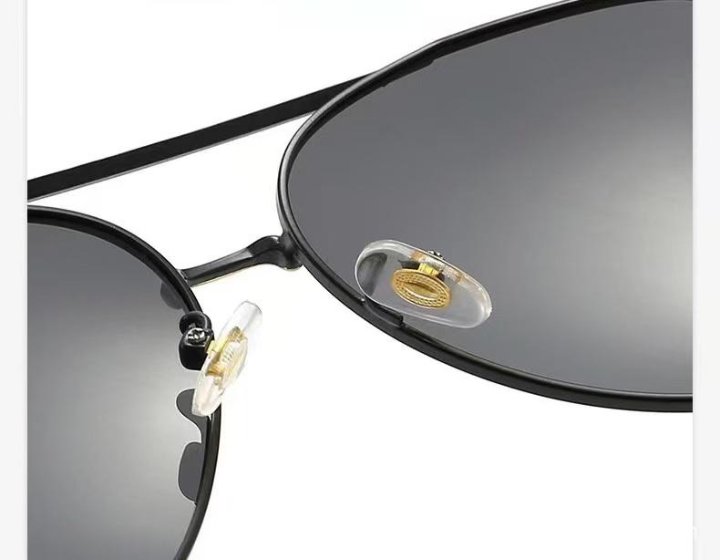 2 Pairs of Unisex Polarized Aviator Sunglasses, Durable Frames with Anti-Glare Lenses for Driving, Fishing and Outdoor Travel, Provide Full UV Protection.