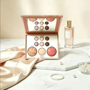 Makeup Palette Multi-Use Cosmetic Set Highlighter Eyeshadow Contour Blush Suitable for Any Makeup Look Zodiac Makeup Palette bronze eye shadow powder underground makeuppallette  fantal frame basic canvas ph pale skin bronzer cool toned eye shadow eyeliner
