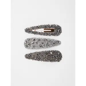 Charlotte 3 Piece Rhinestone Hair Clip Set