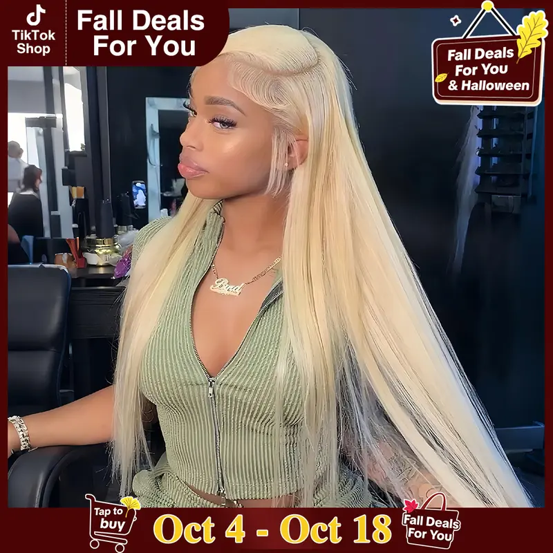 Tahikie 613 Blonde HD Front Lace Bob Wig 13x6 Straight Frontal Human Hair Wigs For Women Pre Plucked Natural Hairline With Baby Human Hair Wigs #SummerVibes #DealsForYouDays#SohoChic #tiktokshopstockup