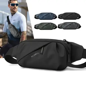 Nylon Fanny Pack, Sport Outdoor Anti-Theft Crossbody Sling Bag, Adjustable Strap, Ideal for Trail Running, Running, Hiking, Cycling, Travel, Durable Design