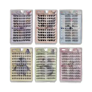 1count Self-Adhesive Fluffy False Eyelashes, Easy DIY Animal Series, 3D Large Capacity Makeup Tool, Perfect Gift for Girlfriend