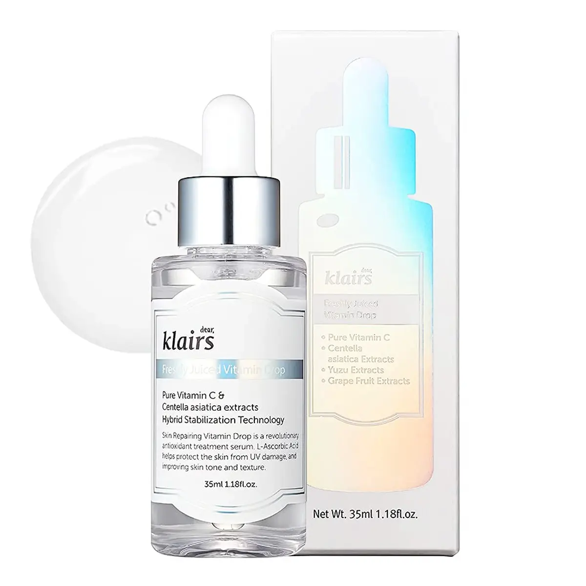 Dear Klairs - Freshly Juice Vitamin C Drop 35ml | GENTLE KOREAN 5% VITAMIN C SERUM, MILLIONS SOLD WORLDWIDE
