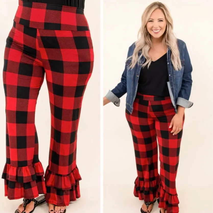 Plaid Christmas Pants