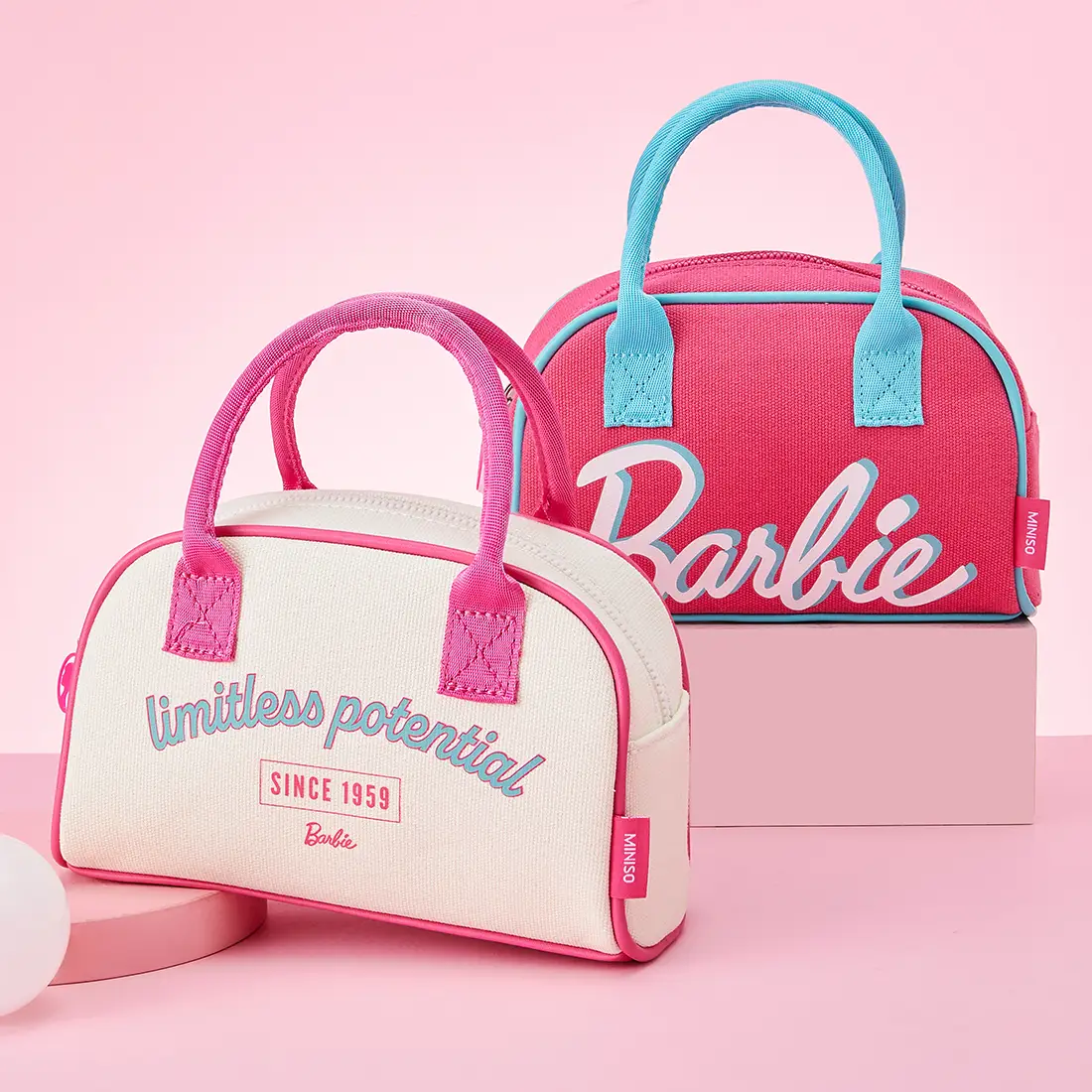 Barbie Daylight Shiny Series Buns Bag Large Capacity Bag For Trip Sports Bag Birthday Gift Bags For Women And Men