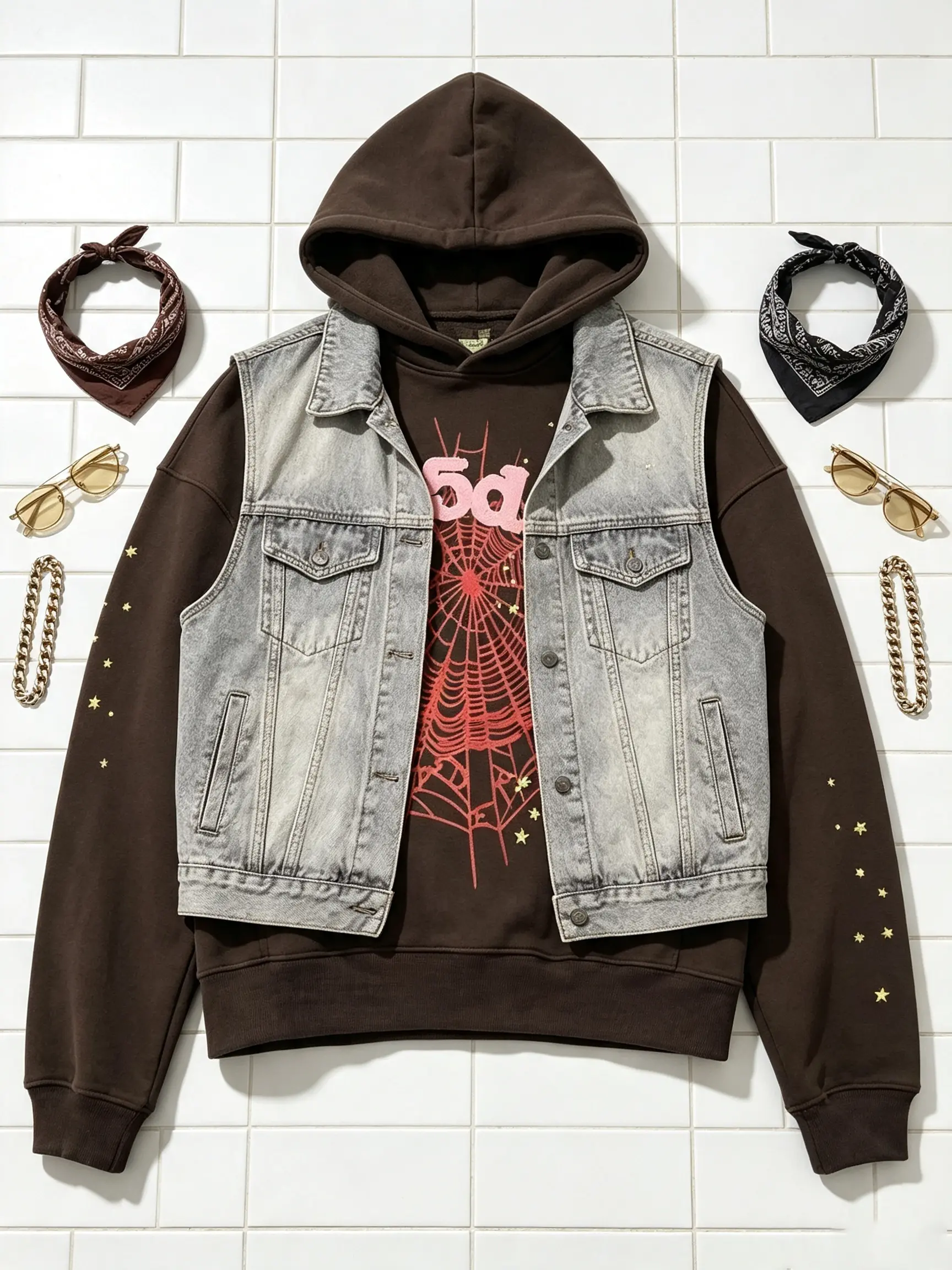 Nevermind the Spider, Here's the Slime - Unisex Hoodie Print Short Fashion Menswear Sweaters Tops