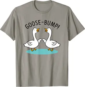 Goose Bumps, Silly Gooses Club, Goosebumps Funny Goose T-Shirt - Clydebell Shop 36B0CG87DZYW
