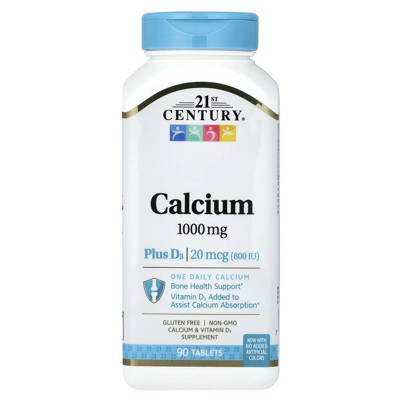 21st Century Calcium Plus D3, 90 Tablets
