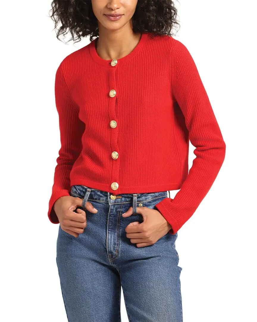 Derek Lam 10 Crosby Nebula Wool-Blend Cardigan