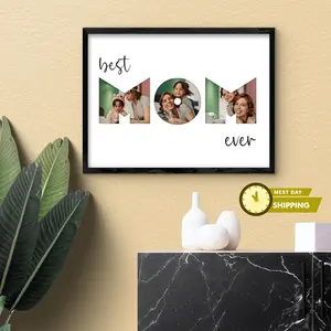 Best Mom Photo Collage, Personalized Mom Photo Frame, Collage of Memories, Custom Wall Art Gift for the Best Mom Ever, Mom Photo Frame, Personalized Mom Gift, Mom Print Photos, Best Mom Photo Collage, Personalized Decor, Collage Photo