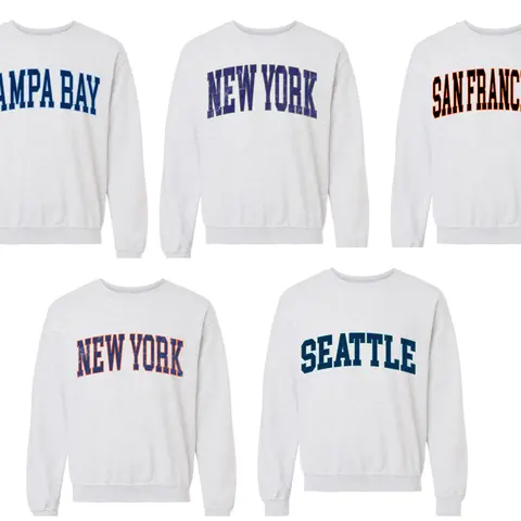 Vintage Baseball Varsity Sweatshirt Comfy Fall Sweatshirt Long Sleeve Soft Cotton Blend Classic Varsity Style Breathable for Cooler Days