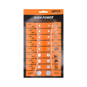 Alkaline Battery Pack Ag1/lr621 Ag3/lr41 Ag4/lr626 Ag10 Ag13/lr44 Cr2032, Replacement Batteries, Low Power Capacity,