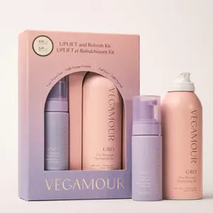 Vegamour Uplift & Refresh Holiday Kit | Limited Edition Haircare Set, Adds Volume & Absorbs Oil
