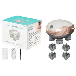 Pet Electric Massager with Kneading 96 Nodes 3 Speed Modes Mini Claw Waterproof for Body Stress Relief & Pet Grooming