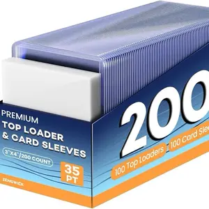 100 Top Loader + 100 Penny Sleeve Combo Box!